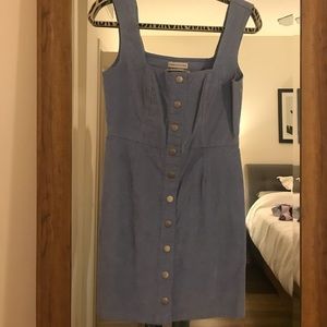 Corduroy blue urban outfitters dress